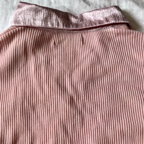 Y2K Adanc Pink Collared Blouse - Picture 7 of 8